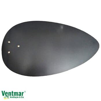 PÁ HÉLICE P/VENTILADOR DE TETO VOLARE - MDF COR PRETA FOCUS PETALO -*VENDIDA P/UNIDADE