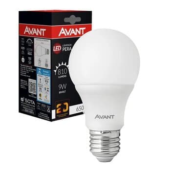 Lâmpada LED Bulbo LED09W 6400/6500KK Bivolt - 9W Led (Taschibra = 16w Ele/60wComum)