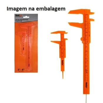 Kit Paquímetro Plástico Amador BFH2375