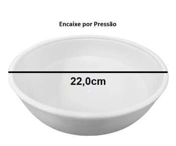 Globo Cupula Plastica da Luminaria Ventilador Venti-Delta Lunik Efyx - Globo Efyx - Globo Lunik - Encaixe 22cm - *Apenas o Globo SEM Soquetes*