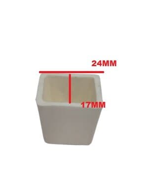 Ponteira Borracha do Pe da base das Colunas Ventilador Venti-Delta 50/60cm - PLastica cor Branca Emborrachada. *Vendido p/Unidade