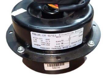 MOTOR P/CLIMATIZADOR 045LT/70LT 110V YDK120-120-4LP (L) AC110V 120W VENTISOL CLI45 CLI70PRO PRO2 LADO/HÉL G/H E12,0MM PML C/ROSCA DIR.08MM - ULTRA70