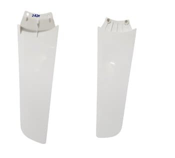 PÁ HÉLICE P/VENTILADOR DE TETO ALISEU ALISCLEAN - PLÁSTICA COR BRANCA C/GARRA INJETADA - *VENDIDA P/UNIDADE
