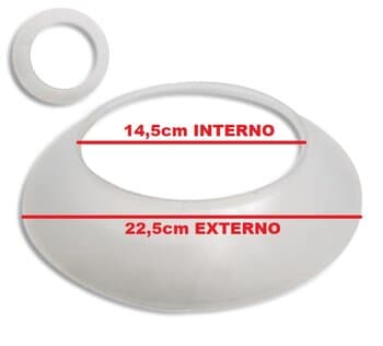 Anel Plástico de Acabamento da Luminária Ventilador de Teto SPIRIT VT202 - VT302 - Anel de Acabamento da Luminária Ventilador SPIRIT VT 202 e VT 302