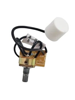 CONTROLE P/VENTILADOR DIMER ROTATIVO 0400W BIV C/CLIQUE - KNOB BOTAO BRANCO - CONTROLA PRODUTOS C/POTĘNCIA ATÉ 200WATTS - foto 1 de 4