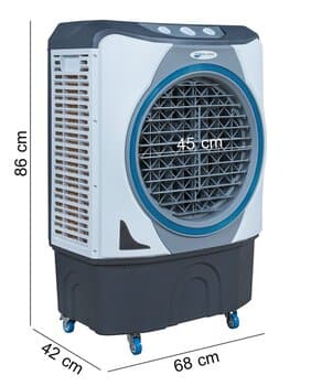 CLIMATIZADOR EVAPORATIVO 045LT BEM-ESTAR 110V210W VAZĂO-04500M3/H ATÉ 50M2 UMIDIFICADOR PORTATIL BE4500 3VEL