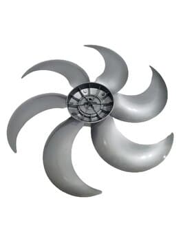 Hélice de 50cm p/Ventilador Mondial 6P 50cm Cinza - E08,0mm PRD c/T.Traseira - Turbo Force 8 Nvt-50-8P V-51 - Polishop 8P - Ventislo 60cm - Wap Flow Turbo Fw010650, Fw010651, Fw010656