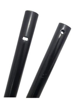 COLUNA DO VENTILADOR OSCILANTE TRON PRETO - KIT C/02 PEÇAS C/PORCA TRAVANTE - P/VENTILADORES DA MARCA TRON