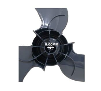 HELICE DE 40CM P/VENTILADOR ARNO 40CM 3PAS CINZA TURBO SILENCIO VERSATILE VITALITE VE55 CC91 - F08,0MM PONTA/TRAVA CRUZETA SEM TRAVA TRASEIRA - foto 1 de 3