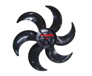 HELICE DE 40CM P/VENTILADOR CADENCE VTR470 VENTILAR EROS SUPREME 6PAS PL COR PRETA - FURO 08,0MM PML S/TRAVA TRASEIRA - OSTER OVTR480