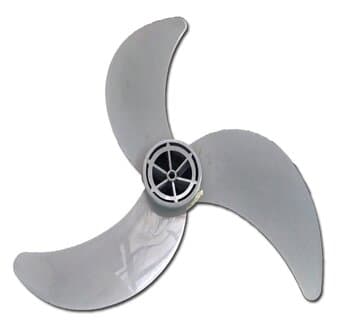 HELICE DE 70CM P/VENTILADOR VENTISOL POWER70 MX 3PAS E08,0MM CINZA PRD C/T.TRASEIRA 09,0MM - FIXAR C/PORCA ROSCA ESQUERDA