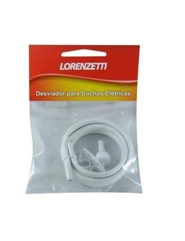 CHUVEIRINHO DESVIADOR MANUAL LORENZETTI COMPLETO COM MANGUEIRA E SUPORTE DE PAREDE