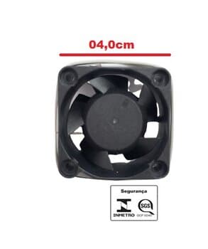 EXAUSTOR DE 04CM MICROVENTILADOR 12VOLTS - DC FAN VD4020HS DC12V - COOLER 40X40X20MM 12VOLTS