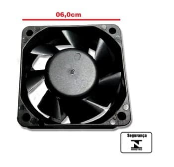 EXAUSTOR DE 06CM MICROVENTILADOR 24VOLTS - COOLER ASAFAN 60X60X25MM 24V MINI FAN 6025B-24V
