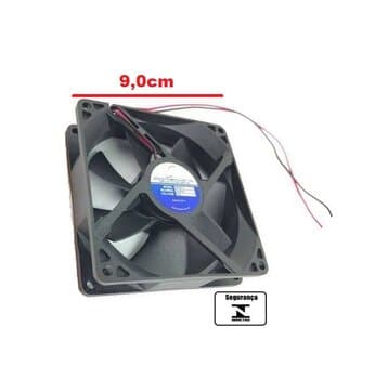 EXAUSTOR DE 09CM MICROVENTILADOR 12VOLTS COOLER AKASA 92X92X24MM VENTOINHA PARA BEBEDOURO E PURIFICADOR DE ÁGUA ELETRÔNICOS LATINA