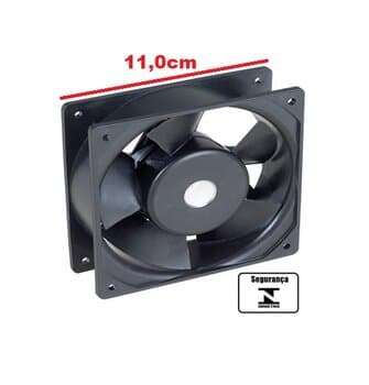 EXAUSTOR DE 11CM MICROVENTILADOR BIVOLTS - COOLER VENTISILVA AXIAL E11NYCD BIVOLTS VAZĂO 00159M3/H - CARCACA DE NYLON 120X120X39 - foto 1 de 4