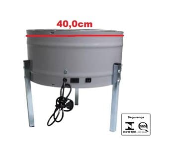 EXAUSTOR DE 40CM VENT-AIR BIRUTA BIV A/VAZĂO-06000M3H B/ROTAÇĂO-1650RPM - EXAUSTOR BONECO BIRUTA - COR CINZA
