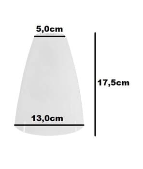 GLOBO CUPULA PLASTICA DA LUMINARIA VENTILADOR SPIRIT VT01 VT201 VT301 - GLOBO SPIRIT VT01/VT201/VT301 - DIAMETRO ENCAIXE 12,90CM