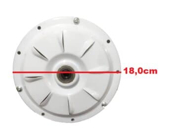 MOTOR P/VENTILADOR DE TETO ALISEU SLIM 3PÁS 110V07,0UF *SUPORTE/SOQUETE NĂO INCLUÍDO* - foto 1 de 5