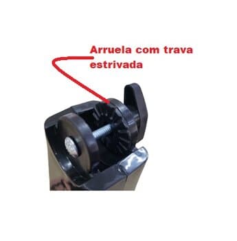 SUPORTE COLUNA DA BASE P/VENTILADOR DE MESA DÔMINA 50CM ECO COR PRETA - SUPORTE MESA PRETO ECO