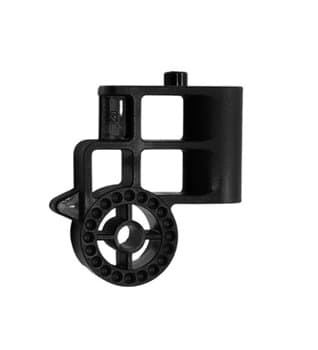 MECANISMO DO OSCILANTE BUCHA SUPORTE DO MOTOR VENTILADOR DÔMINA 50/60CM ECO COR PRETA - ENCAIXE PINO 12,0MM