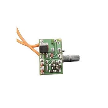CONTROLE DIMER ROTATIVO C/CLIQUE BIV-0400WATTS C/TRIMPOT - P/VENTILADOR VENTISOL OSCILANTE - POTĘNCIA ATÉ 200WATTS