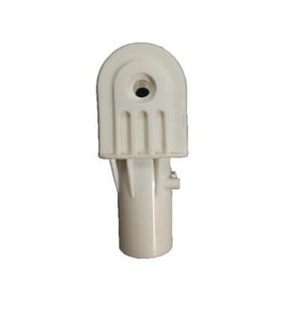 Suporte do Motor Climatizador Aquaclima Master Home - cor Branca D/E 29MM - Cachimbo Ponteira Atual do Motor Master Home Robozinho