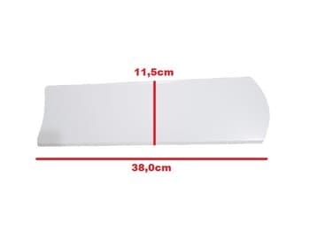 PÁ HÉLICE P/VENTILADOR DE TETO VENTI-DELTA NEW LIGHT/ VENTISOL WIND LIGHT *VENDIDA P/UNIDADE - MDF RETA BRANCA E3,0MM - SEM FURAÇĂO