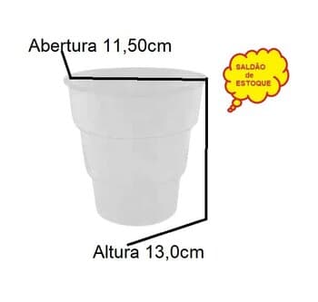COPO JARRA P/ESPREMEDOR DE SUCO - ABERTURA/DIAM. 11,5CM / ALTURA 13,0CM - SERVE P/MODELOS SERVE P/ARGE DELTA LOREN SID TRON...ETC...- *SALDĂO*