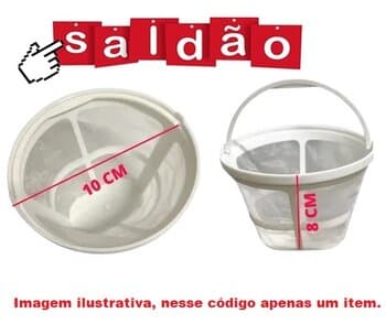 FILTRO P/CAFETEIRA AGRATTO 15X CEV15 - COADOR PERMANENTE REMOVIVEL CEV 15 - *01-SALDAO/USADA