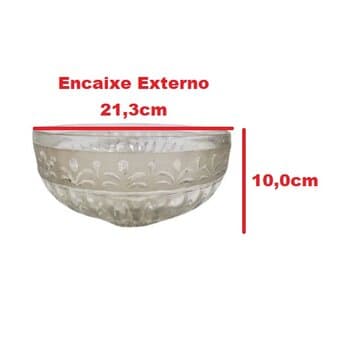 GLOBO *DIVERSOS MODELOS213MM/21,3CM - VD VIDRO VT IMPORTADOS
