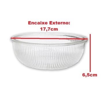 GLOBO *DIVERSOS MODELOS180,0MM/18,0CM - VD VIDRO VT IMPORTADOS
