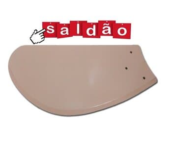 PÁ HÉLICE P/VENTILADOR DE TETO VENTI-DELTA PRIMAVERA VENTISOL - MDF MODELO TUBA COR ROSA BĘBĘ - C/3 FUROS P/GARRA -*VENDIDA P/UNIDADE