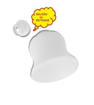 GLOBO CUPULA TULIPA DE VIDRO P/VENTILADOR DE TETO - TULIPA DE VIDRO CANARINHO LISA FLOR COM COLARINHO 5,50CM - *SALDAO AMARELADA*