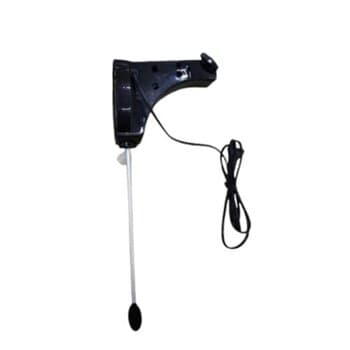 SUPORTE DE PAREDE P/VENTILADORES DÔMINA PRACTICE COR PRETO - SUPORTE MONTADO COM PLUG COM VARETA E DIMER CONTROLE DE VELOCIDADE