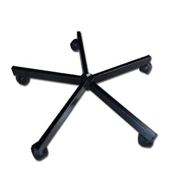 SUPORTE BASE ESTRELA PÉ DO CLIMATIZADOR CLIMATTIZE EASY - ARANHA COM RODAS GIRATORIAS + RODAS C/FREIO TRAVANTES E04,5CM - foto 1 de 3