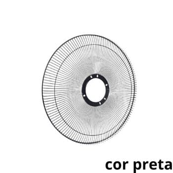 GRADE P/VENTILADOR 50CM VENTI-DELTA PREMIUM GOLD METAL PRETA 01UN COL/MESA/PAREDE -DIANTEIRA OU TRASEIRA-*VENDIDA P/UNIDADE - SERVE P/ARGE STYLO TWISTER - PEDIR 2UNIDADES