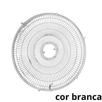 GRADE P/VENTILADOR 50CM VENTI-DELTA NEW LIGHT PLASTICA BRANCA 01UN COL/MESA/PAREDE -DIANTEIRA OU TRASEIRA-*VENDIDA P/UNIDADE - SERVE P/ARGE STYLO TWISTER+PEDIR 02UN