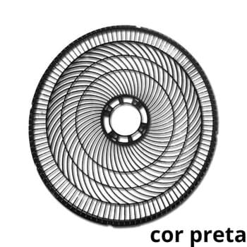 GRADE P/VENTILADOR 50CM TRON PREMIUM COLUNA MESA PAREDE - PLÁSTICA PRETA 4-TRAVAS - DIANTEIRA OU TRASEIRA - *VENDIDA P/UNIDADE - foto 1 de 2