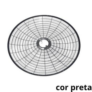 GRADE P/VENTILADOR 60CM CLIMATIZADOR CLIMATTIZE MODELO DIANTEIRA OU TRASEIRA COR PRETA - Q600 NYLON PLASTICA PRETA - foto 1 de 3
