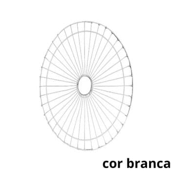 GRADE P/VENTILADOR VENTISOL 60CM METAL COR BRANCA 60-FIOS COLUNA OU PAREDE - DIANTEIRA OU TRASEIRA - *SALDĂO - *VENDIDA P/UNIDADE