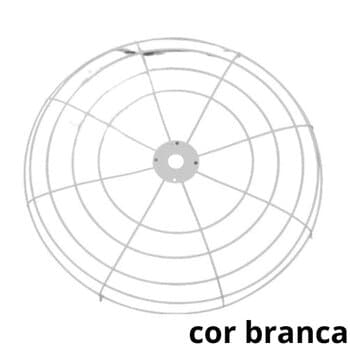 GRADE P/VENTILADOR 65CM VENTISILVA G/A BRANCA TRASEIRA -*VENDIDA P/UNIDADE- GRADE+ABERTA - foto 1 de 2