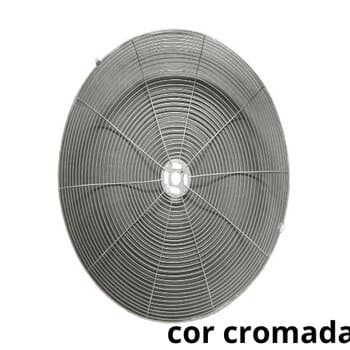 GRADE P/VENTILADOR 65CM VENTISILVA G/F CROMADA TRASEIRA -*VENDIDA P/UNIDADE- ATUAL NBR+FECHADA