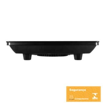 FOGĂO ELÉTRICO INDUÇĂO COOKTOP PORTÁTIL PRETO 110V 1200W - 1-BOCA DE MESA - VENTISOL AGRATTO