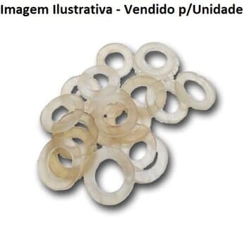 ANEL DE BORRACHA NYLON TRANSP. P/FIXAÇÃO DO VIDRO DE LUMINARIAS - *VENDIDO P/UNIDADE - M10,0MM D16 F10X1,5MM