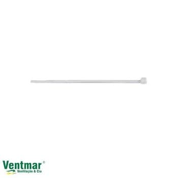 ABRAÇADEIRA DE NYLON 200 X 4,8MM PRESILHA LACRE MÉDIA COR PRETA - KIT C/10-UNIDADES