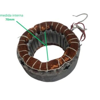 ESTATOR BOBINADO MOTOR EXAUSTOR LORENSID 50CM 110V 230W- ESTATORLSD ESTATORLSDEXA ESTATORLORENSID ESTATORLORENSI - foto 1 de 4