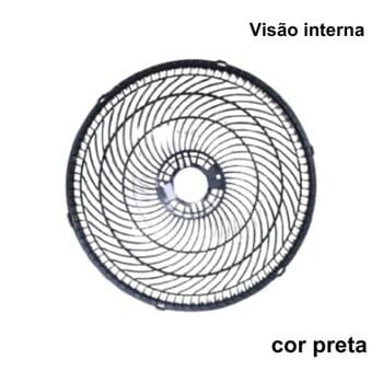 GRADE P/VENTILADOR 30CM VENTISOL NOTOS - PLASTICA COR PRETA - SERVE P/DIANTEIRA OU TRASEIRA - *VENDIDA P/UNIDADE
