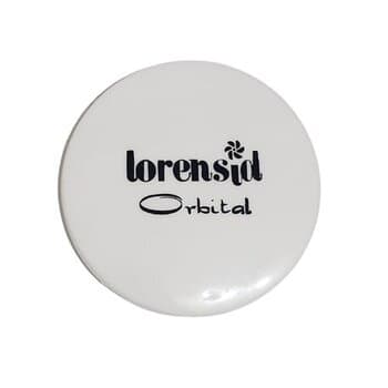 Emblema da Grade do Ventilador Loren Sid Turbo Atual 30/40cm - Diâmetro Externo 09cm - Cor Branca