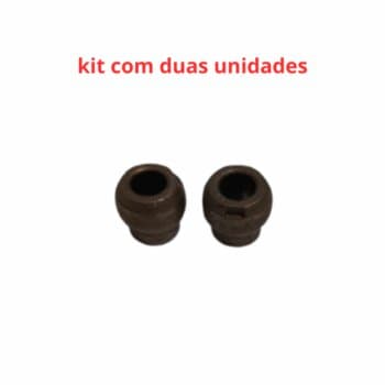 BUCHA DE BRONZE P/EIXO DE VENTILADOR BRITÂNIA NOVA 8,0MM COM PESCOÇO - P/VENTILADOR IMPORTADO - BUCHA METAL